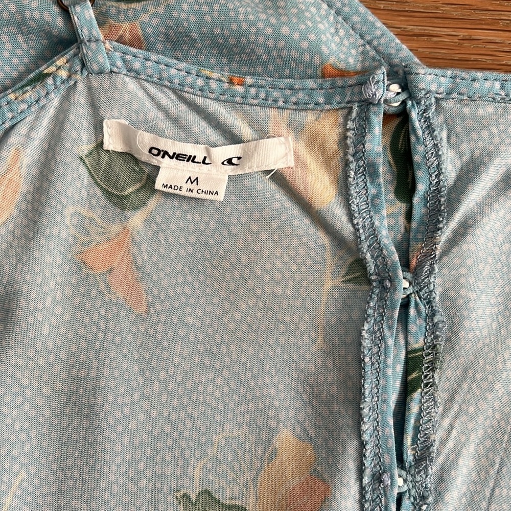 O’NEILL Izzy Floral Dot Print Midi Dress - Size Medium - Picture 13 of 13